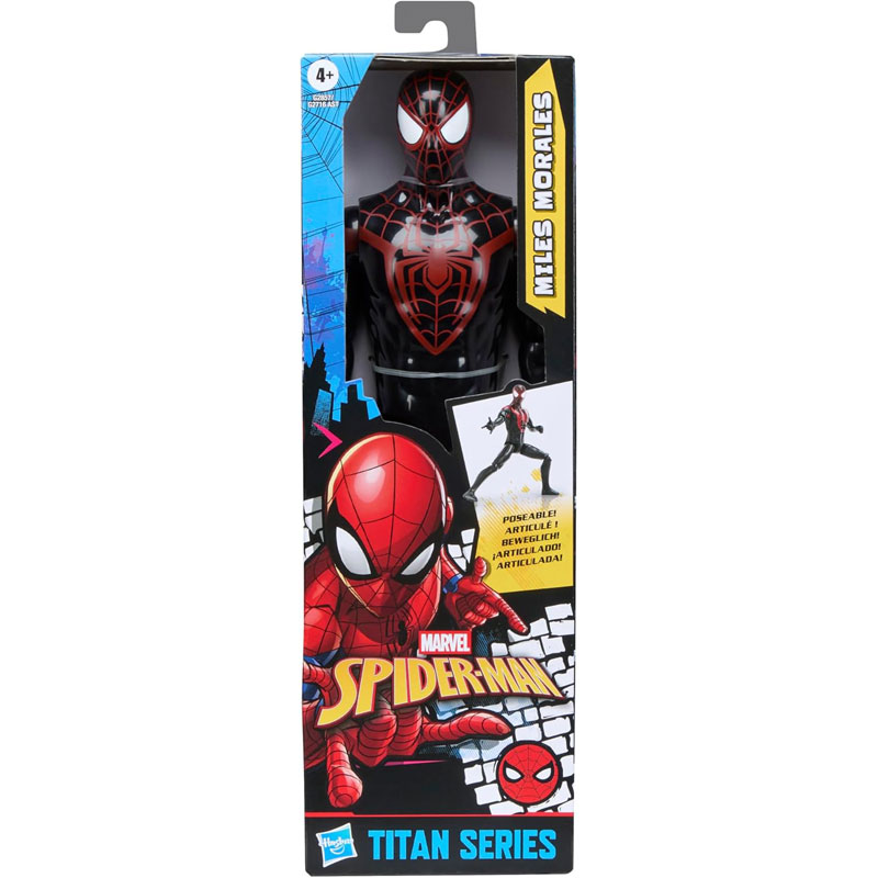 Hasbro Marvel Titan Series Spider-Man Φιγούρα Miles Morales 30cm