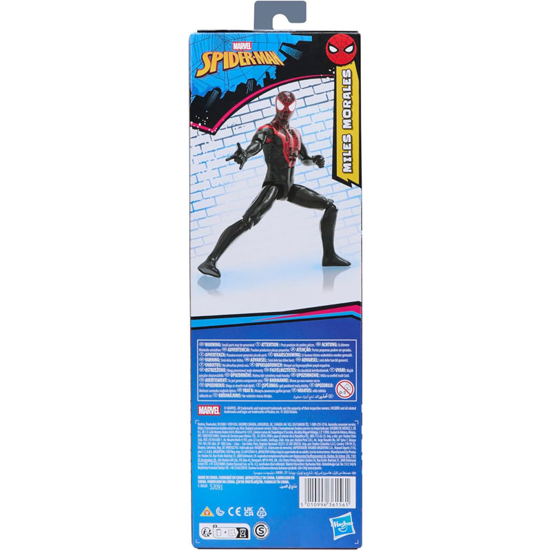 Hasbro Marvel Titan Series Spider-Man Φιγούρα Miles Morales 30cm