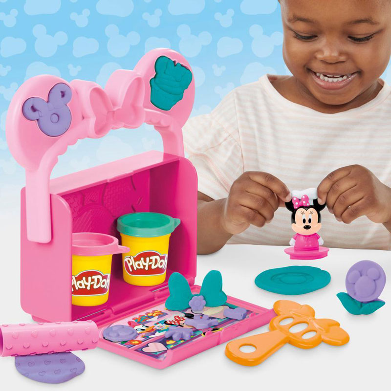 Hasbro Play- Doh Disney JR On The Go Playset Bakery Minnie Mouse