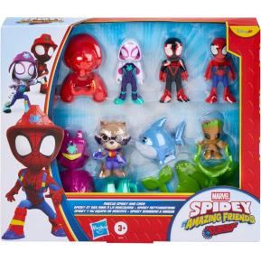 Hasbro Spidey and his Amazing Friends Rescue-webs Rescue Spidey and Crew Action Figure 6-pack G3149
