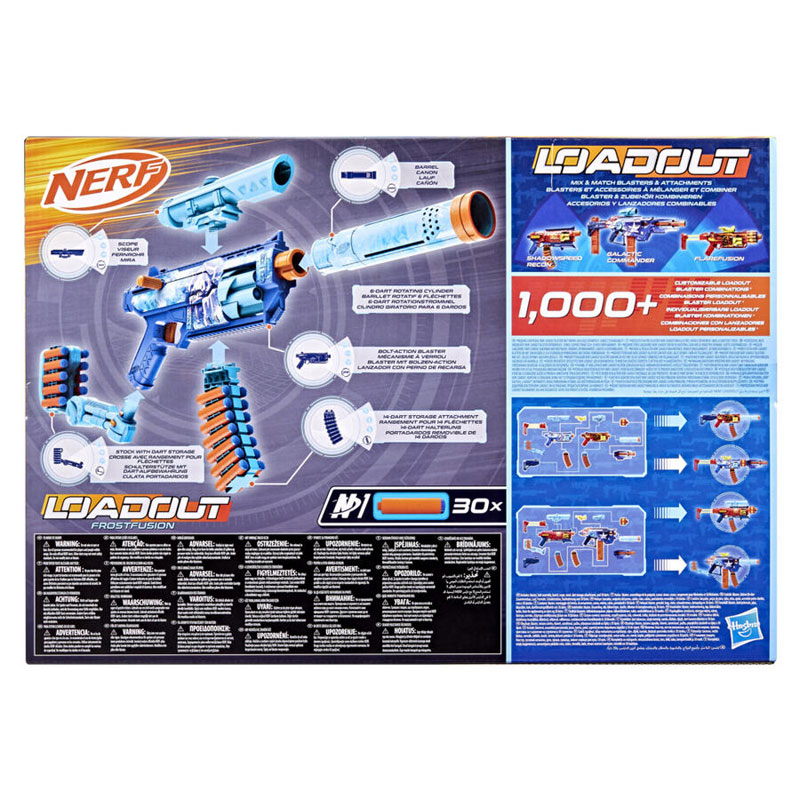 Hasbro Nerf Loadout FrostFusion Blaster G3157