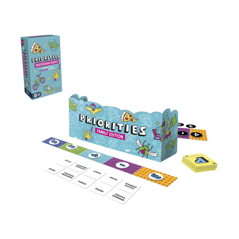 Hasbro Επιτραπέζιο Priorities Family Edition (Ελληνικά) G3179