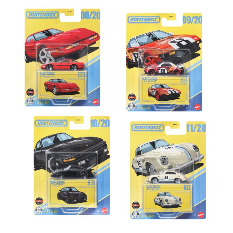Matchbox Αυτοκινητάκια Συλλεκτικά - Σετ των 4 (#8, #9, #10, #11) GBJ48CMSET4F2