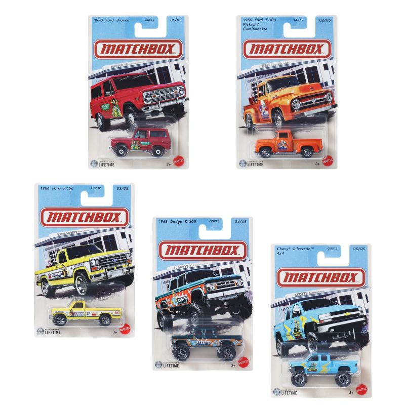 Mattel Matchbox Αυτοκινητάκια Συλλεκτικά 2026 Truck Series Σετ των 5 (1-5)