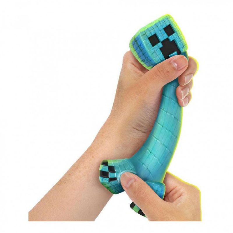 Giochi Preziosi Goo Jit Zu Stretchy Φιγούρα Minecraft 12cm Charged Creeper