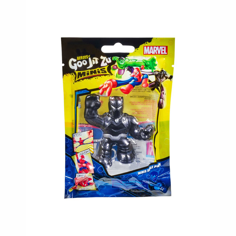 Giochi Preziosi Goo Jit Zu Marvel Mini Black Panther 7cm