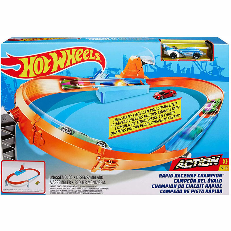 Mattel Hot Wheels Αγωνιστική Πίστα Rapid Raceway Champion