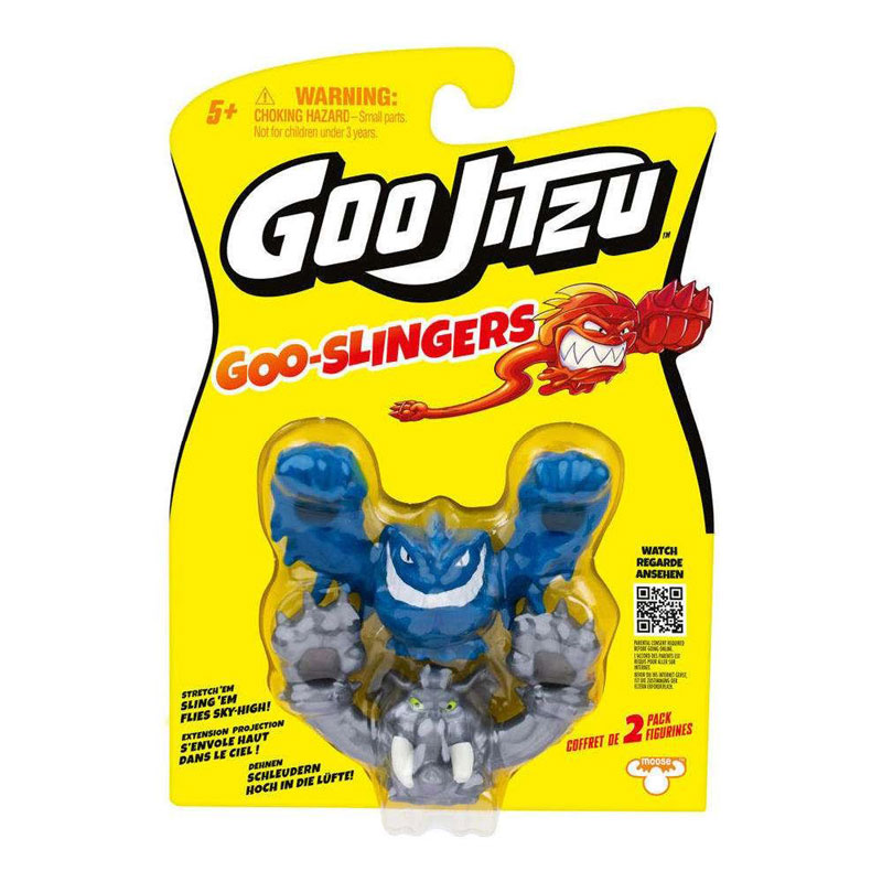 Giochi Preziosi Goo Jit Zu Σετ με 2 Φιγούρες Εκτόξευσης Launch Slingshots - Thrash & Gigatusk