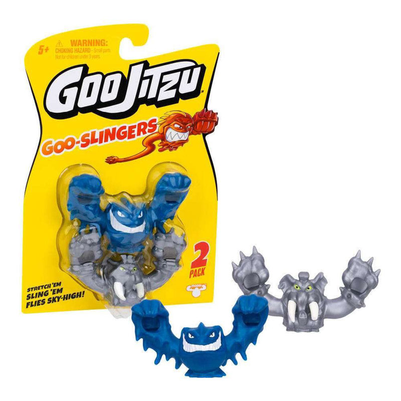 Giochi Preziosi Goo Jit Zu Σετ με 2 Φιγούρες Εκτόξευσης Launch Slingshots - Thrash & Gigatusk