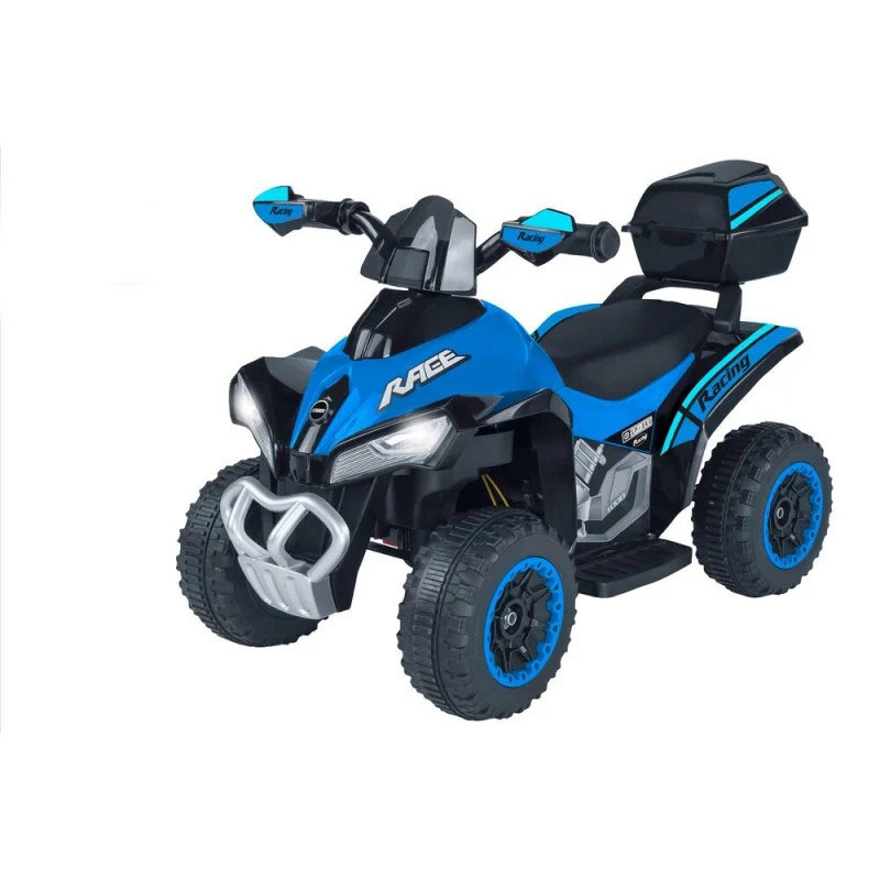 Spidko Ηλεκτροκίνητη Μηχανή Γουρούνα B/O QUAD 8.4V 4.5AH 1X15W MOTOR Blue 42898