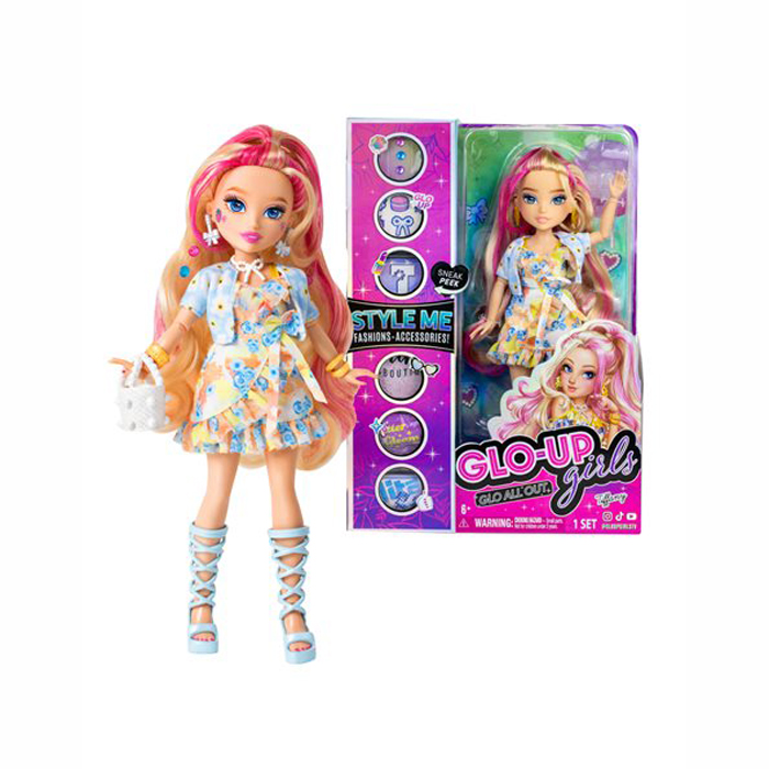 Giochi Preziosi Glo-Up Girls Κούκλα Μόδας Tiffany GLU06000