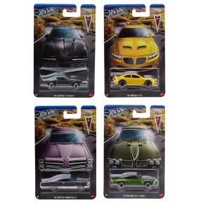 Mattel Hot Wheels Συλλεκτικά Αυτοκινητάκια Silver Series Pontiac Σετ των 4 (1-4)