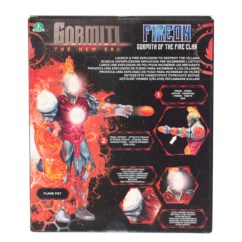 Giochi Preziosi Gormiti The New Era Φιγούρα Fireon με γάντι & σφαίρα φωτιάς 27 cm