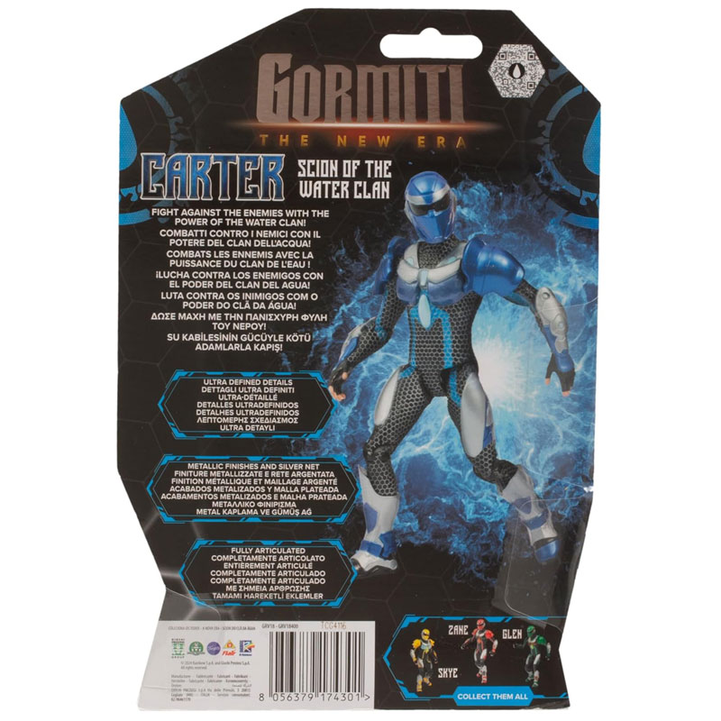 Giochi Preziosi Gormiti Φιγούρα Carter Scion of The Water Clan 15cm