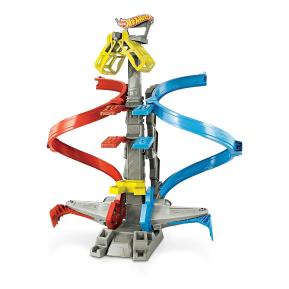Mattel Hot Wheels Πίστα Διπλή Εκτόξευση & Λουπ GRW39