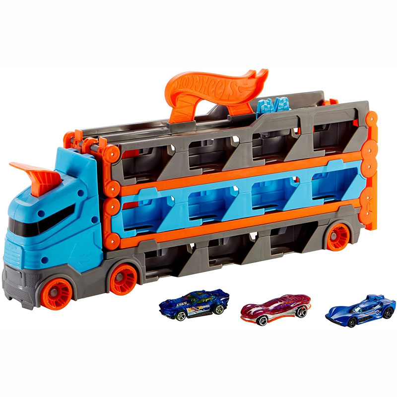 Mattel Hot Wheels Νταλίκα - Πίστα 2 Σε 1 GVG37