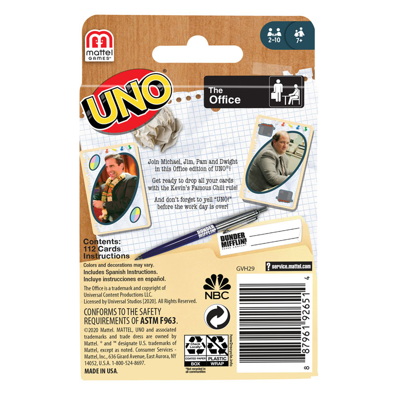 Mattel UNO® The Office Edition GVH29