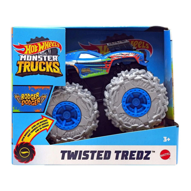 Mattel Hot Wheels Monster Trucks Twisted Tredz Rodger Dodger 1:43