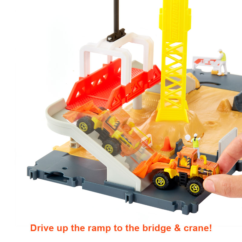 Mattel Matchbox Μικρά Σετ Δράσης Construction Site Carry King - Εργοτάξιο