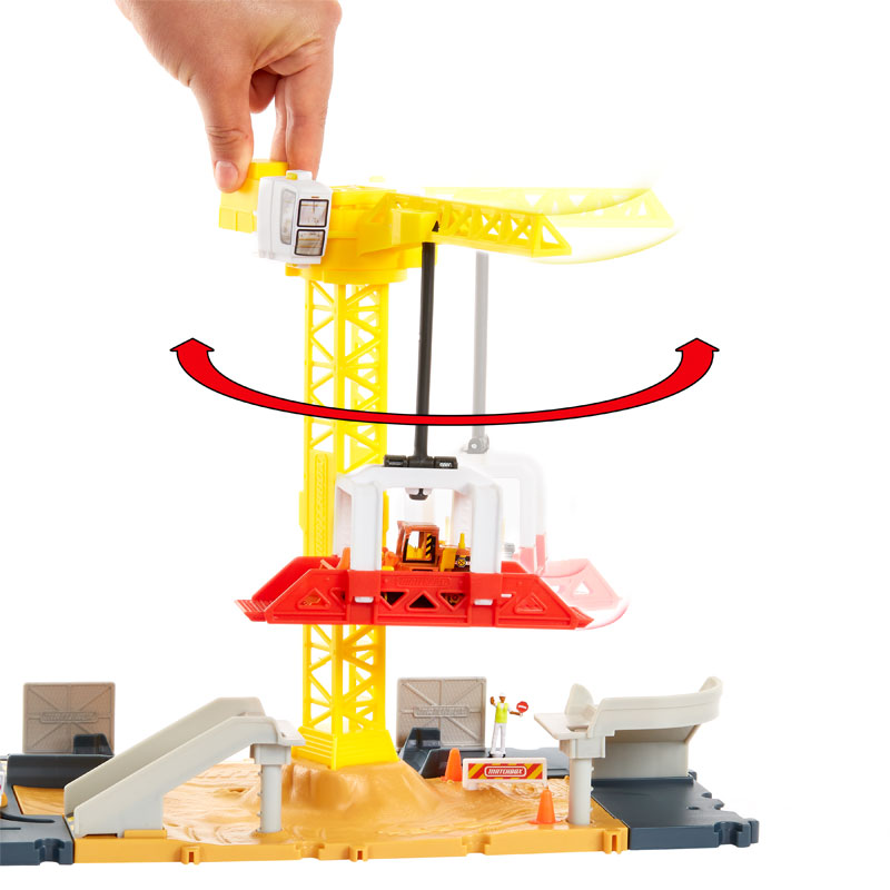 Mattel Matchbox Μικρά Σετ Δράσης Construction Site Carry King - Εργοτάξιο