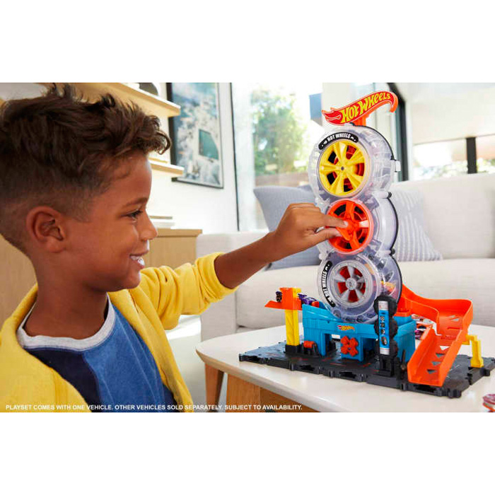 Mattel Hot Wheels® City Super Twist Tire Shop HDP02
