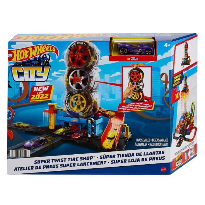 Mattel Hot Wheels® City Super Twist Tire Shop HDP02