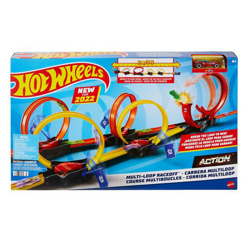 Mattel Hot Wheels Πίστα Για Κόντρες Με Πολλαπλά Λούπ HDR83