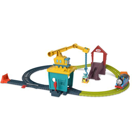 Fisher-Price® Thomas The Train Tόμας - Πίστα και Σταθμός Επισκευών με την Κάρλι & τη Σάντι HDY58