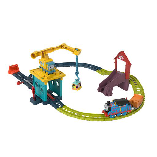 Fisher-Price® Thomas The Train Tόμας - Πίστα και Σταθμός Επισκευών με την Κάρλι & τη Σάντι HDY58