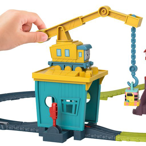Fisher-Price® Thomas The Train Tόμας - Πίστα και Σταθμός Επισκευών με την Κάρλι & τη Σάντι HDY58