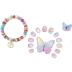 Hot Focus Dazzle Nails Butterfly Σετ Νυχιών Stick on Nails με κοσμήματα HF016TB