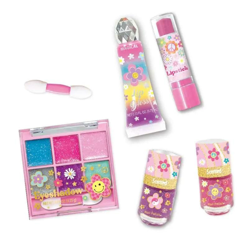 Hot Focus Glitter Floral Cosmetic Set HF068GF