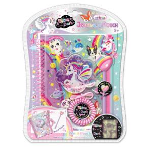 Hot Focus Stylish Journal with Pouch Glow in the Dark HF259GD