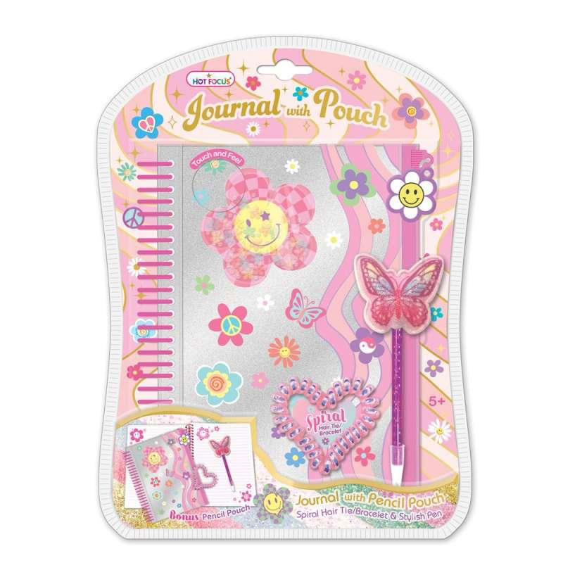 Hot Focus Journal & Pouch Groovy Flower HF259GF