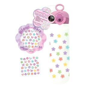 Hot Focus Double Wall Stainless Steel Water Bottle - Ανοξείδωτο Παγούρι Groovy Flower 500ml HF462GF