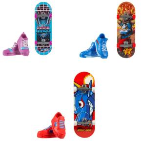Mattel Hot Wheels Skate & Παπούτσια Σετ των 3 Byte Sized, Udderly Serious, Jet-Shark Air (1,2,3)