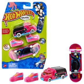 Mattel Hot Wheels Skate, Παπούτσια & Αυτοκινητάκι Animal Attack & HW Rapid Response