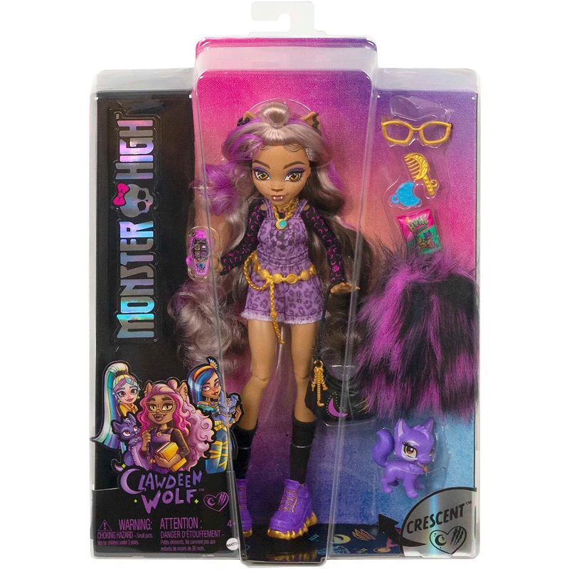 Mattel Κούκλα Monster High - Monster High Clawdeen & Crescent HHK52