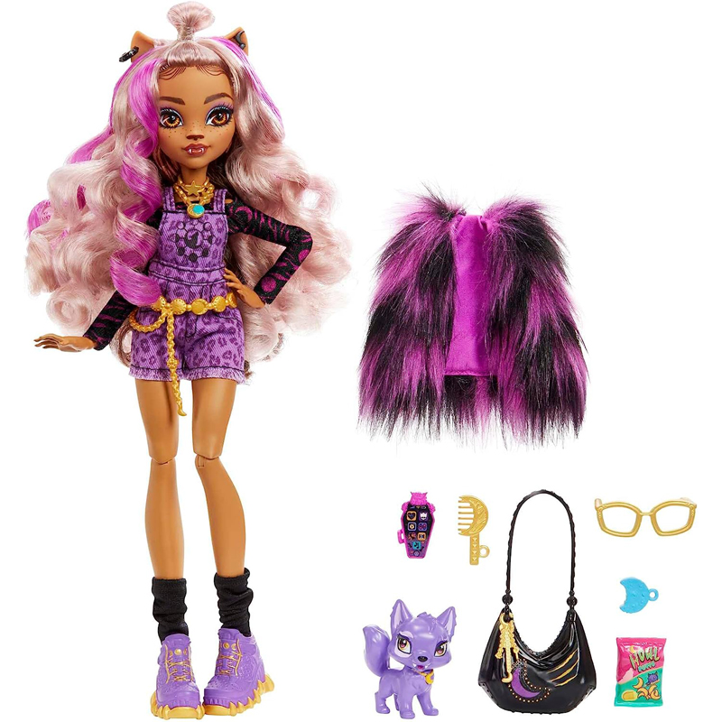 Mattel Κούκλα Monster High - Monster High Clawdeen & Crescent HHK52