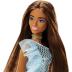 Mattel Barbie Μοντέρνα Φορέματα Μελαχρινή Μπλε Φόρεμα