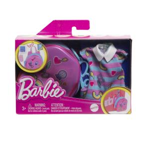 Mattel Barbie® Fashions Τσαντάκι & Μόδες Ριγέ Φόρεμα