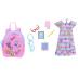 Mattel Barbie® Fashions Τσαντάκι & Μόδες Ριγέ Φόρεμα