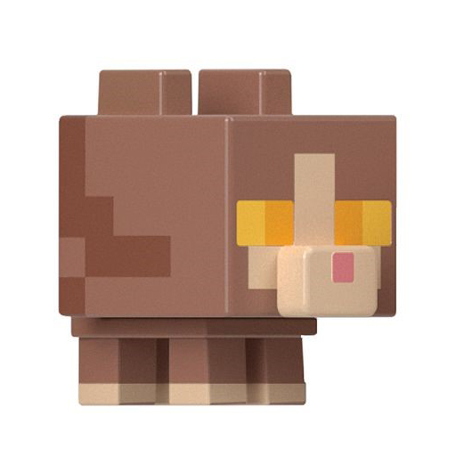 Mattel Minecraft -Mob Head Μίνι Φιγούρα Stray Cat