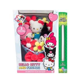 Λαμπάδα Giochi Preziosi Hello Kitty Λούτρινο μπουκέτο 30cm