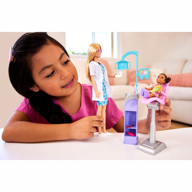 Mattel Barbie Σετ Επαγγέλματα Οδοντίατρος Ξανθιά