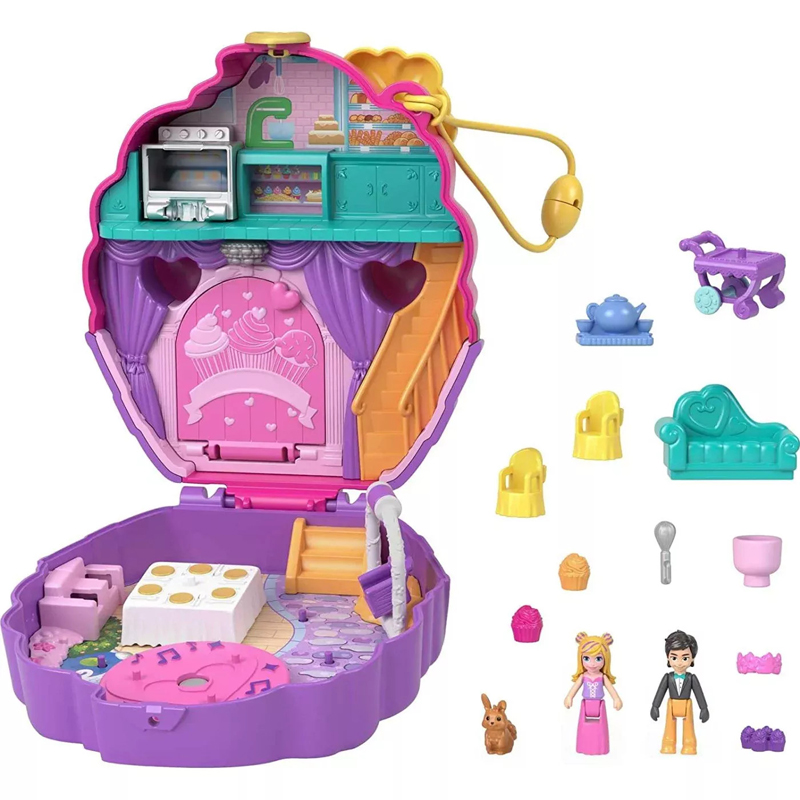 Mattel Polly Pocket Μίνι Ο Κόσμος της Polly Σετ Something Sweet Cupcake Compact