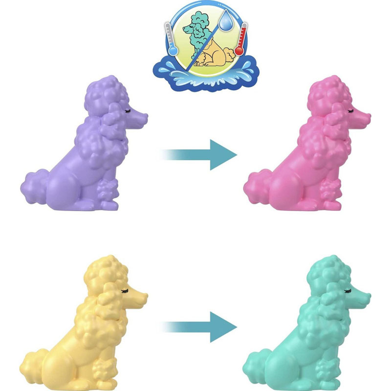 Mattel Polly Pocket Μίνι Ο Κόσμος της Polly Σετ Groom & Glam Poodle Compact