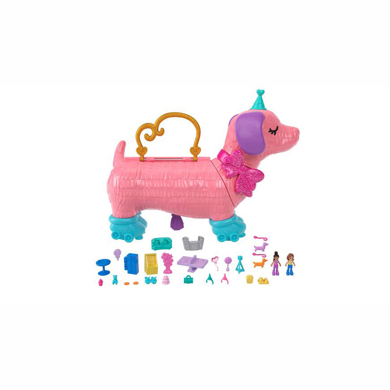 Mattel Polly Pocket Σκυλάκι Πινιάτα σετ έκπληξη HKV52