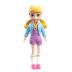 Mattel Polly Pocket Κούκλα με αξεσουάρ - Κούκλα Polly με ολόσωμο ριγέ σορτσάκι & μενταγιόν