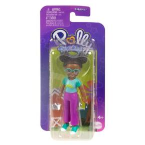 Mattel Polly Pocket Κούκλα με αξεσουάρ - Κούκλα Γαλάζια μπλούζα & φούξια παντελόνι
